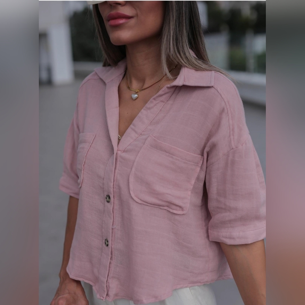 HYFVE Blush Button-Down Shirt